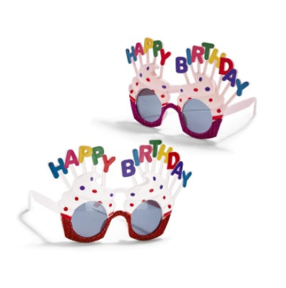 Happy Birthday Novelty Glasses