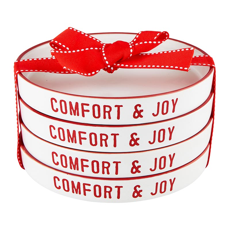 Comfort & Joy Tapas Plates - Set of 4
