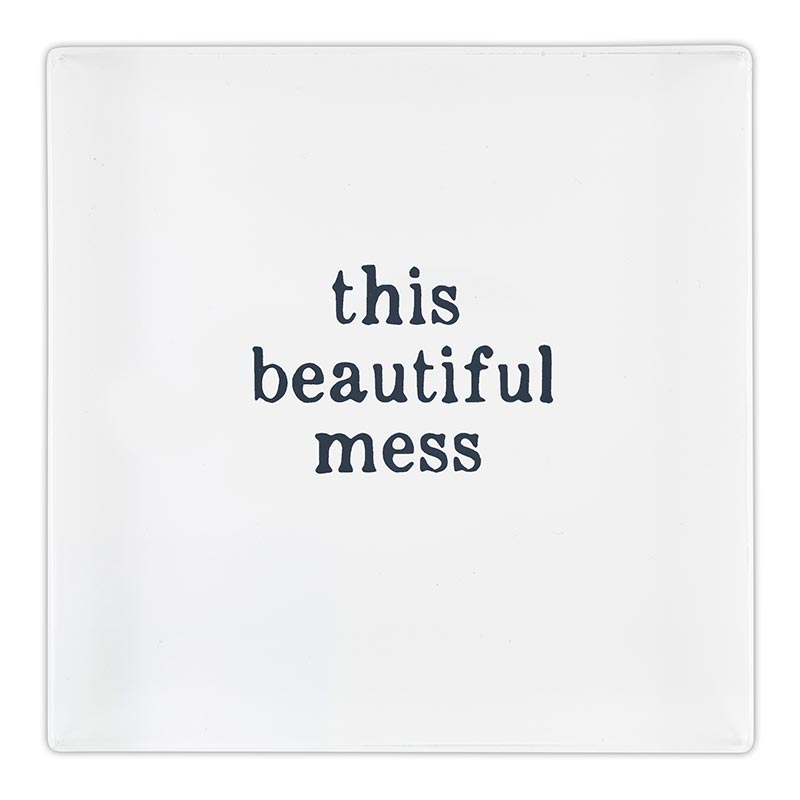 "This Beautiful Mess" Lucite Block