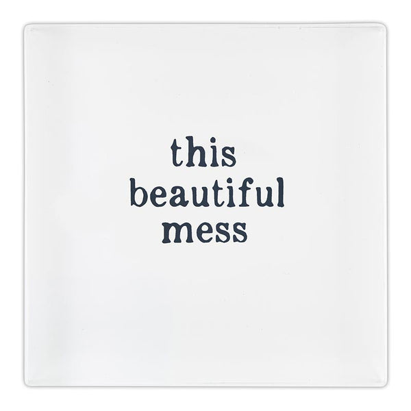 "This Beautiful Mess" Lucite Block