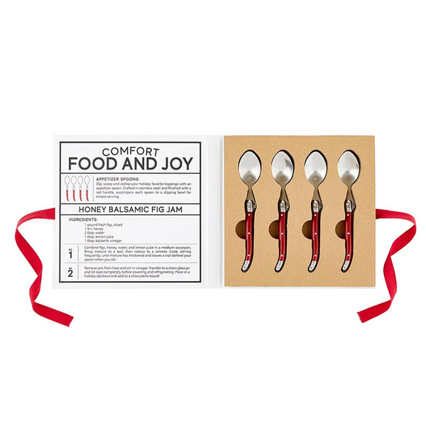 Red Charcuterie Spoons