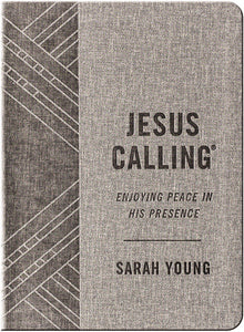 Jesus Calling: Enjoying Peace in His Presence (Textured Gray)