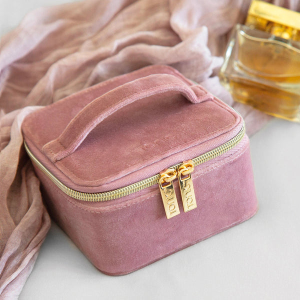 Luxe Velvet Jewelry Cube