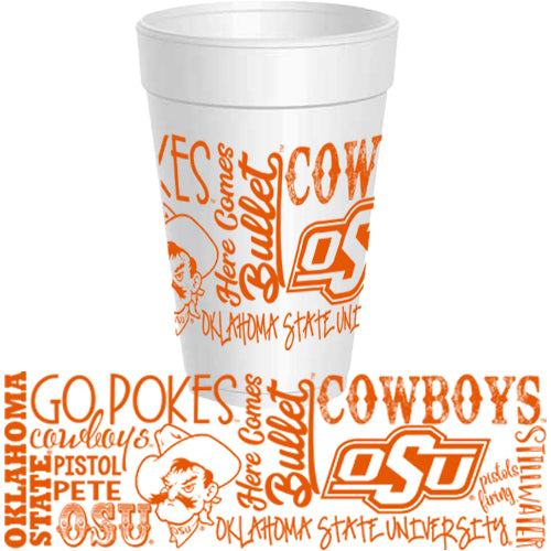 OSU Wrap Styrofoam Cups