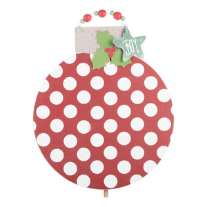 Christmas Ornament Sign Topper