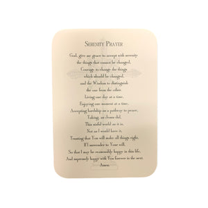 Serenity Prayer Card