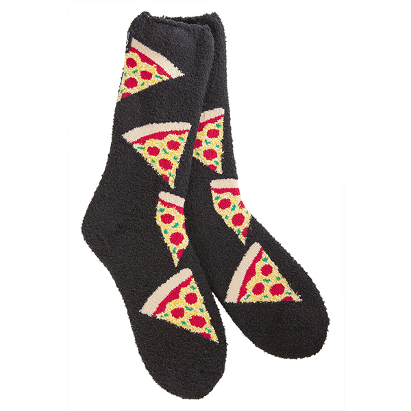Pizza Cozy Crew Socks