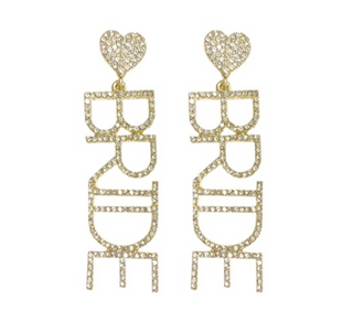 Rhinestone Bride Earrings