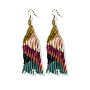Muted Geometric Angles Earrings
