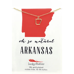 Arkansas State Necklace