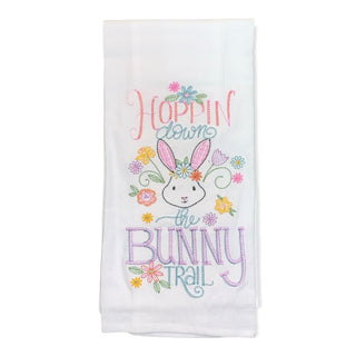 Spring Embroidered Tea Towels