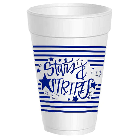 Stars & Stripes Styrofoam Cups