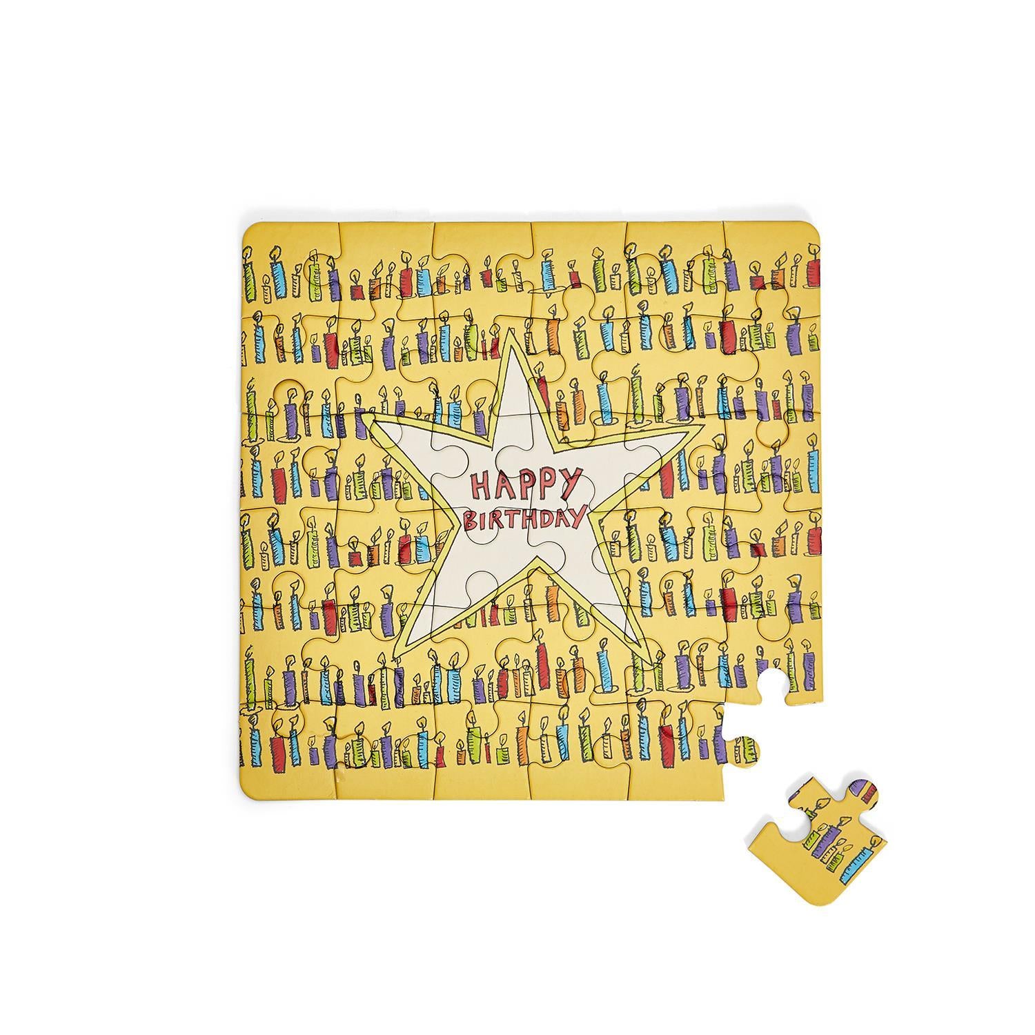 Happy Birthday Puzzle in a Can