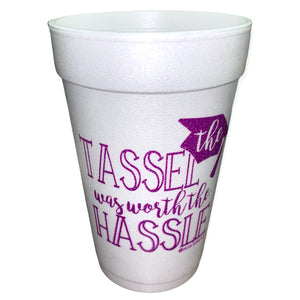 Tassel Hassle Styrofoam Cups