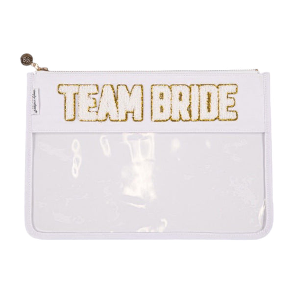 Clear Zip Sparkle Bag