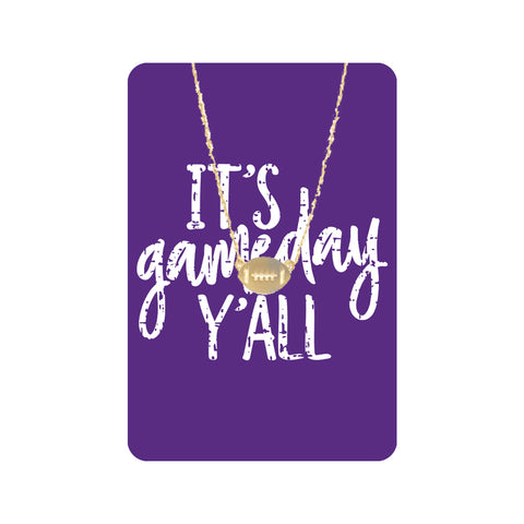 It's Gameday Y'all Necklace