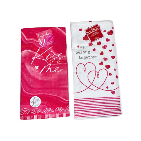 Valentine Terry Cloth Towels