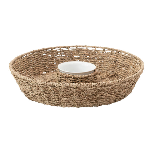 Seagrass Chip & Dip Platter