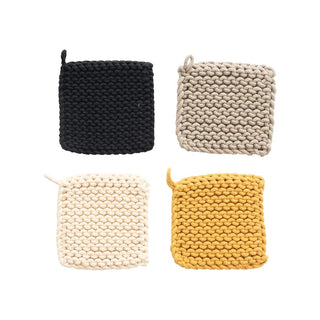 Crocheted Pot Holder - Set of 4