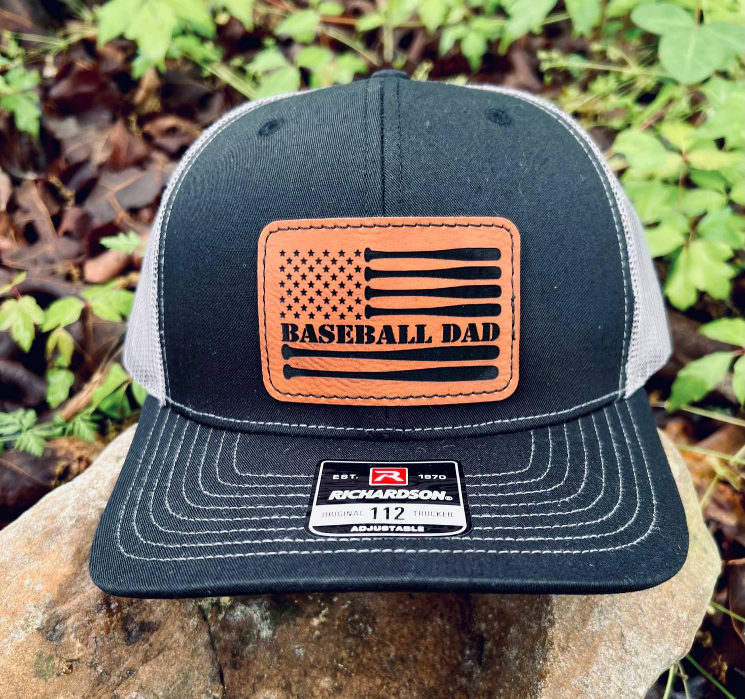 Baseball Dad Flag Hat - Center