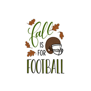 Fall for Football Embroidered Towel