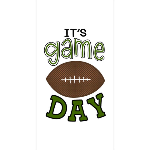 Game Day Embroidered Towel