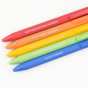 Same Sh** Different Day Pen Set