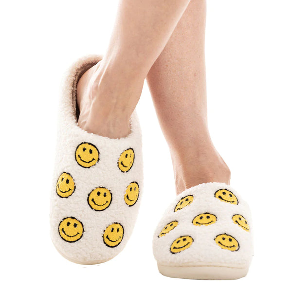 Happy Face All Over Slippers