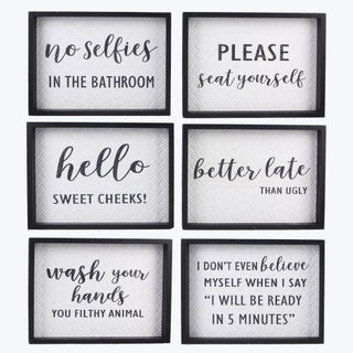 Bathroom Humor Signs